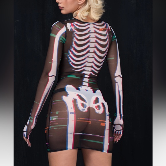 Code Cursed Mesh Dress - Picture 2 of 2